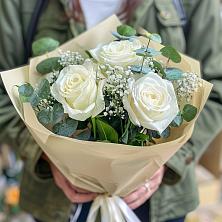 Букет Нежные грёзы в Октябрьском Республики Северная Осетия-Алания Букет цветов из: Розы в Октябрьском Республики Северная Осетия-Алания